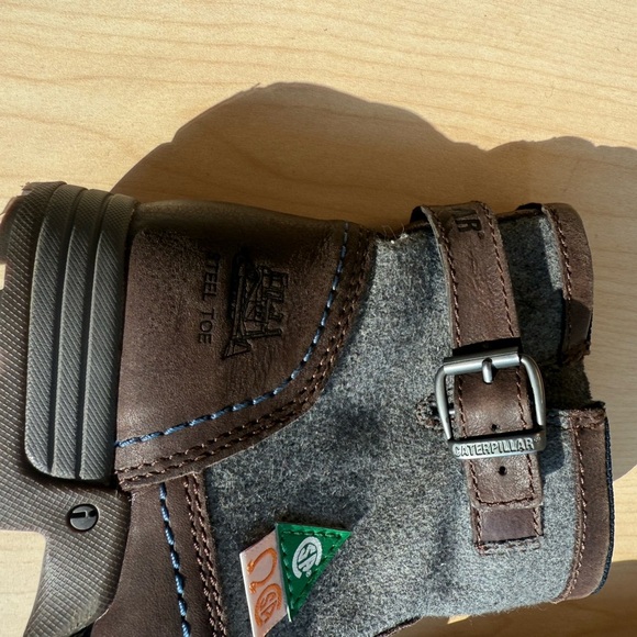 Caterpillar “Jace St” Sz 7 MINT worn briefly Women's steel toed work boots - Picture 10 of 16